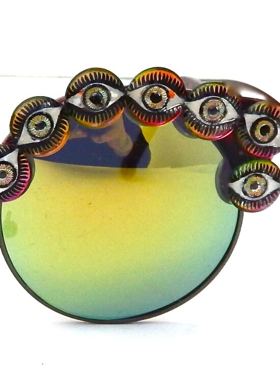 GASOLINE GLAMOUR EYE SPY GREEN EYE ACID COCO SUNGLASSES ?️ ?️‍♀️ ? ? main image 7
